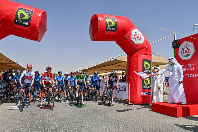 UAE Tour stage start